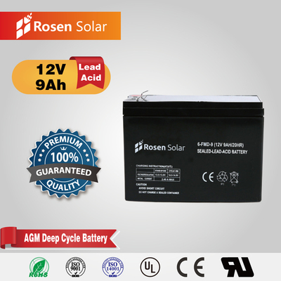 12V 9Ah Deep Cycle Battery