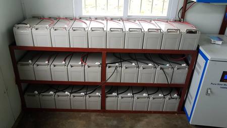 12V Lead Acid 200Ah Battery for NGCP project in Philippines