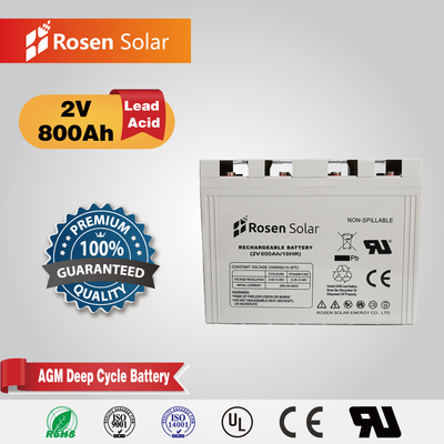 2V 800Ah Lead Acid AGM Battery
