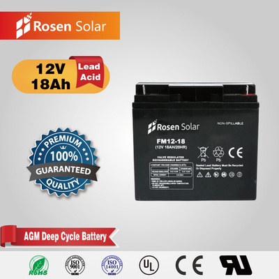 12V 18ah Lead Acid AGM Battery